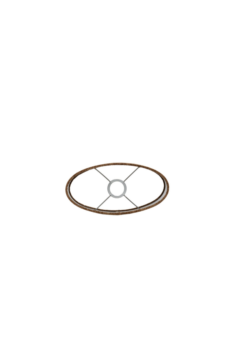Pantalla de lámpara cilíndrica dorada para ambiente Light & Living Flair - H. 25 cm - Imagen 7