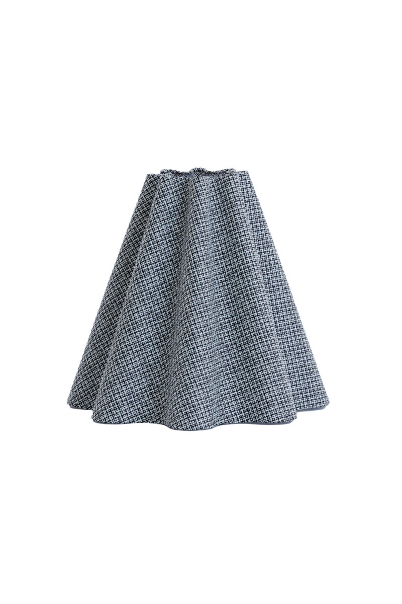 Pantalla de lámpara de tela gris con patrón de rombos Light & Living Bezaha - Ø 15 cm - Imagen 2