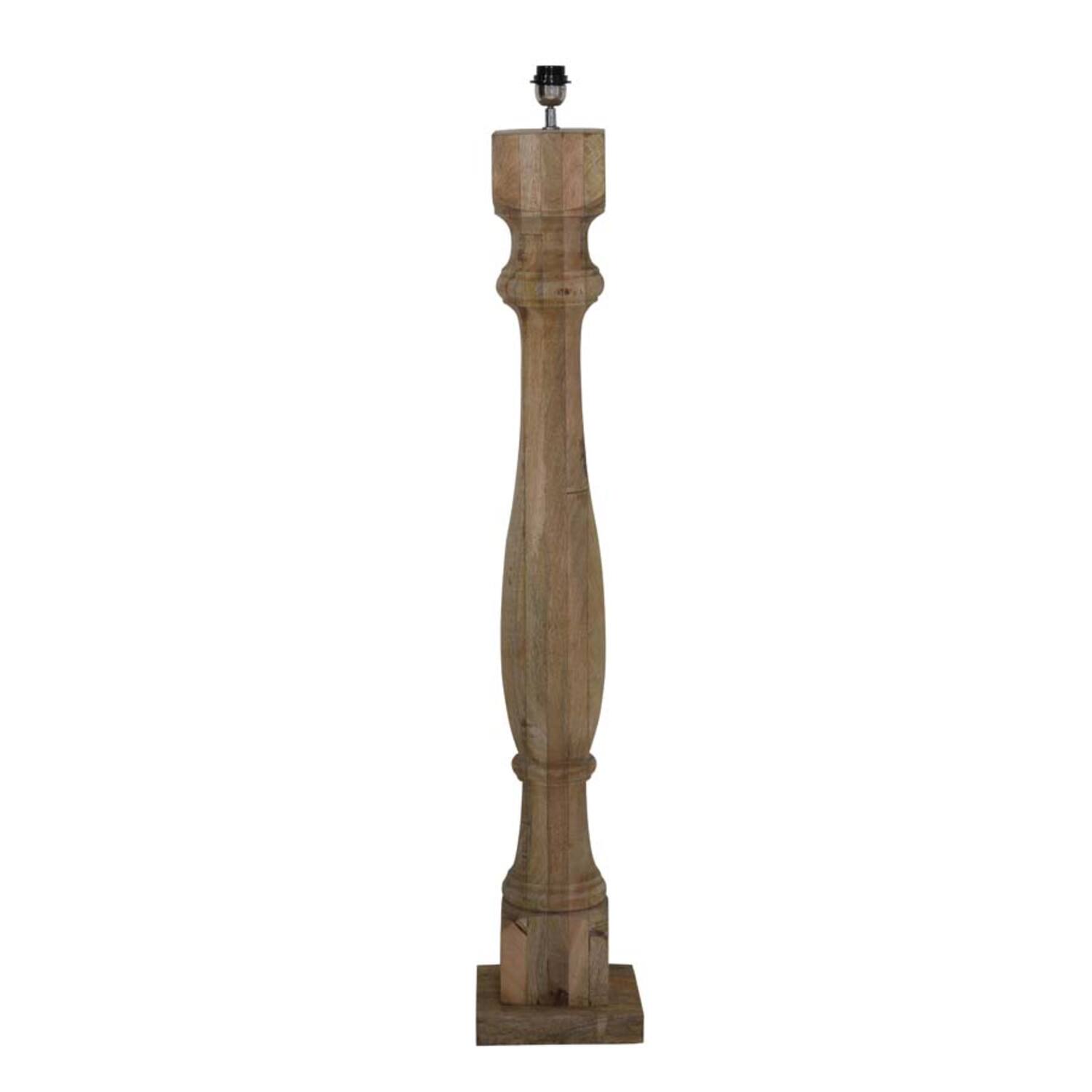 Base de lámpara de madera diseño clásico Light & Living Robbia - H. 125 cm
