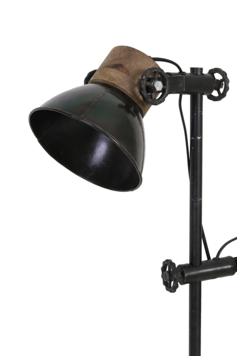 Lámpara de pie industrial negra Light & Living Jody - H. 165 cm - Imagen 8