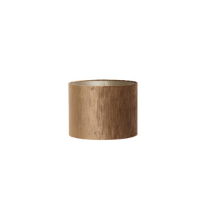 pantalla de lámpara de terciopelo dorado Light & Living Flair - Ø 25 cm
