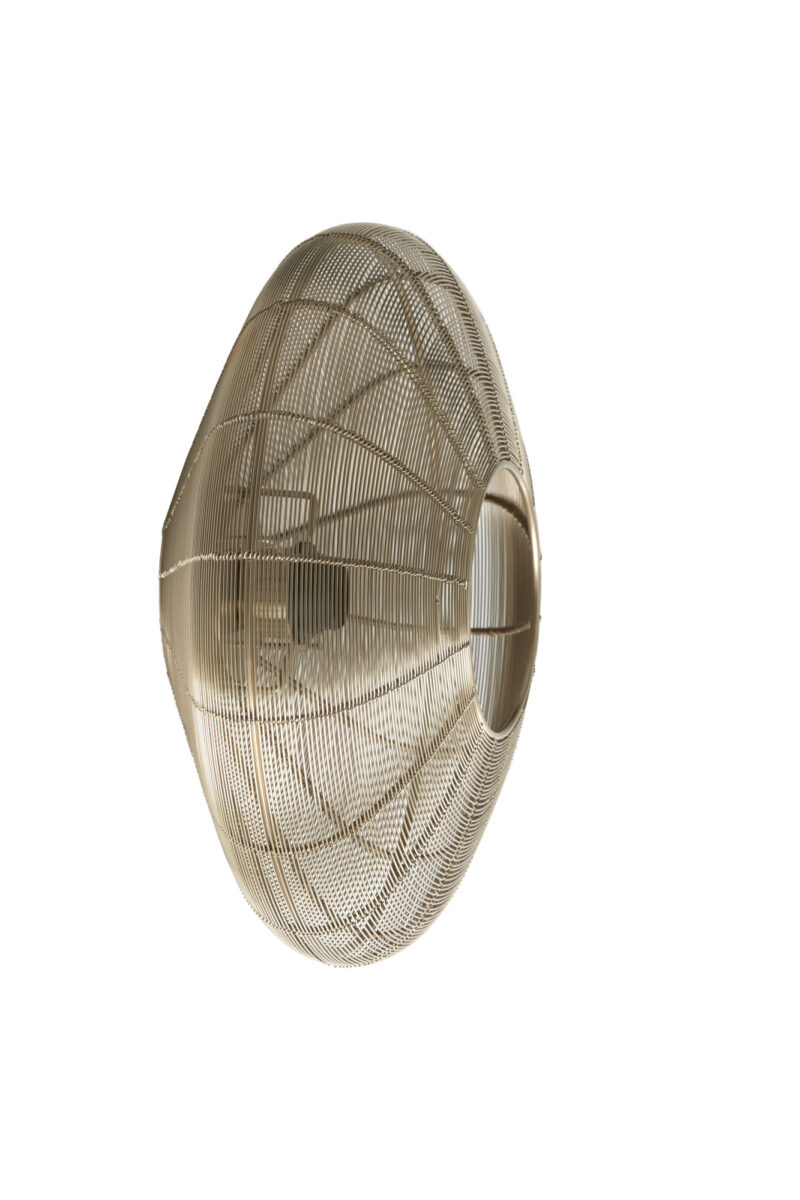 Lámpara colgante circular de ratán Light & Living Bahoto – An. 40 cm - Imagen 3
