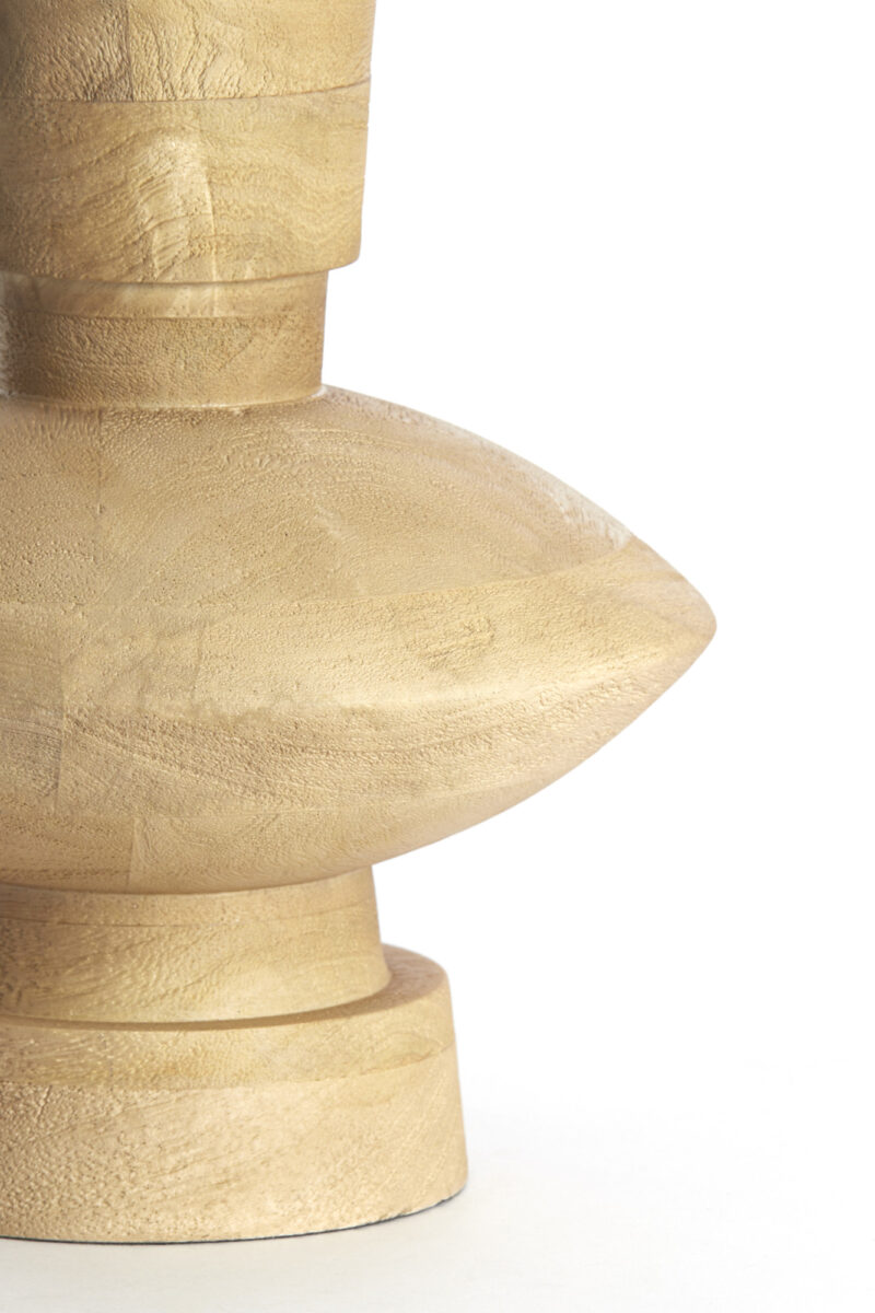 Diseño de base de lámpara de madera Light & Living Fiera - H. 25 cm - Imagen 4