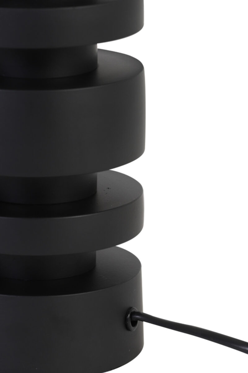 Base de lámpara negra diseño Light & Living Desley - H. 36 cm - Imagen 3