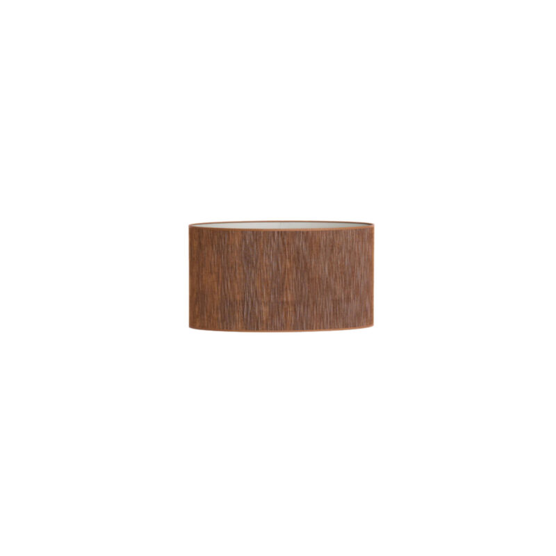 Lámpara de cilindro marrón para ambiente Light & Living Penny - H. 25 cm