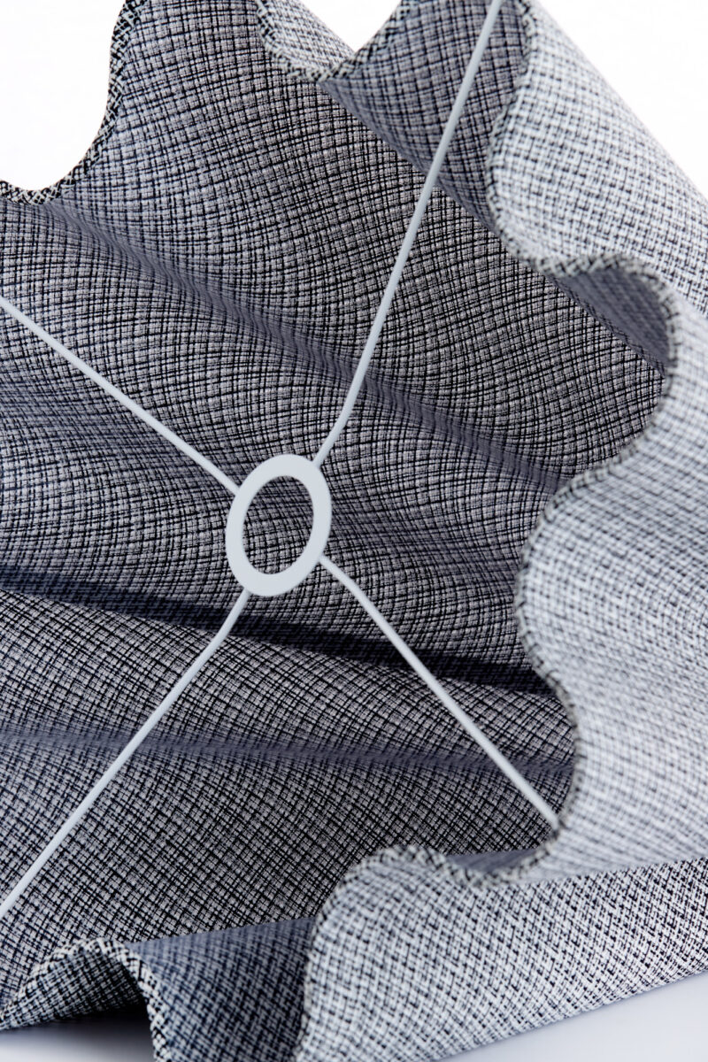 Pantalla de lámpara gris de tela Light & Living Bezaha - Ø 18,5 cm - Imagen 6