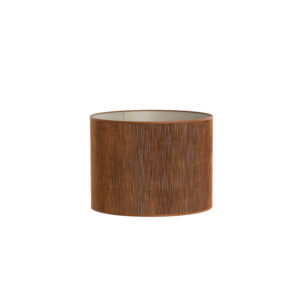 Lámpara de pantalla marrón en forma de cilindro Light & Living Penny - Ø 30 cm