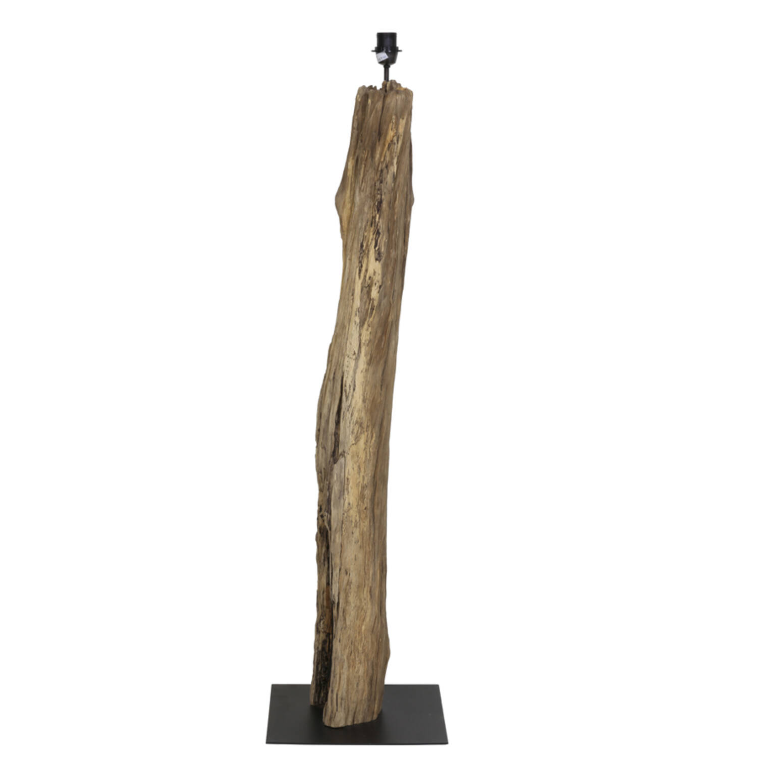 Base de lámpara de madera de diseño de pie Light & Living Razgrad - H. 135 cm