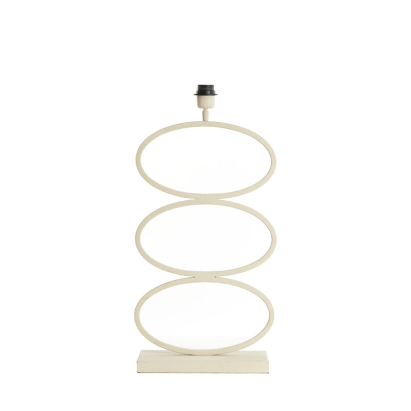 Base de lámpara moderna redonda Light & Living Stelius - H. 59 cm