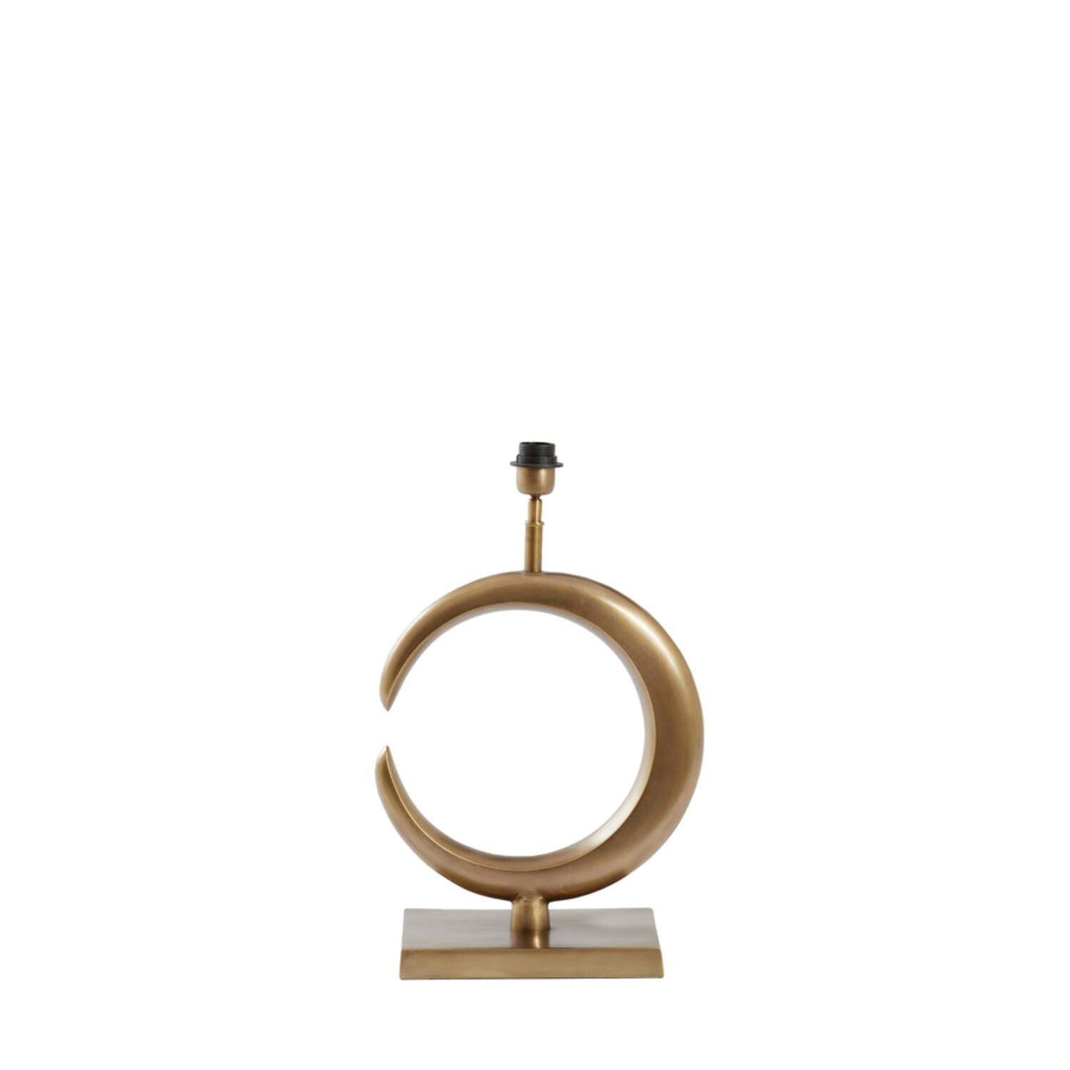 Base de lámpara en forma de anillo dorado Light & Living Lune - H. 50 cm
