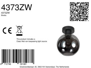 plafóndebolanegradevidriosteinhauerbloeba-ø15-8a