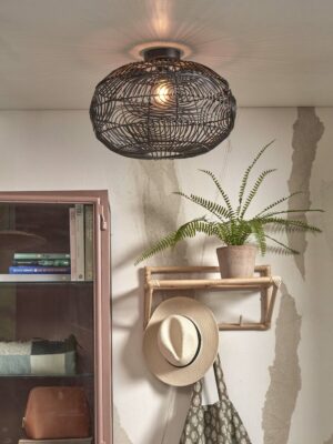 good&mojo-plafón-madeira-negro-metalrotan-ø48cm-e27-madeira/c48/b-02