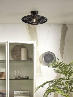 good&mojo-plafón-zanzibar-negro-metalrotan-ø40cm-e27-zanzibar/c/4012/b-02