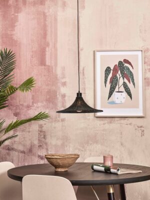 good&mojo-lámparacolgante-borabora-negro-metalrotan-ø40cm-e27-borabora/h/4012/b-02