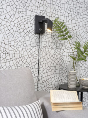 it'saboutromi-apliquedepared-zurich-negro-metal-lámparadecabecera-led-zurich/w/b-03