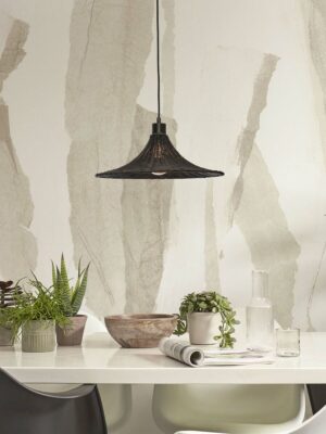 good&mojo-lámparacolgante-borabora-negro-metalrotan-ø40cm-e27-borabora/h/4012/b-03