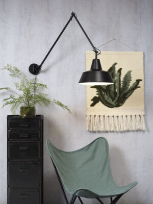 it'saboutromi-apliquedepared-chicago-negro-metal-ø36cm-e27-chicago/wa/b-03