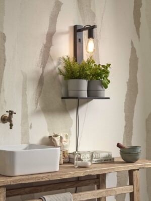 good&mojo-apliquedepared-flores-negro-bambú-e27-flores/w52/b-03