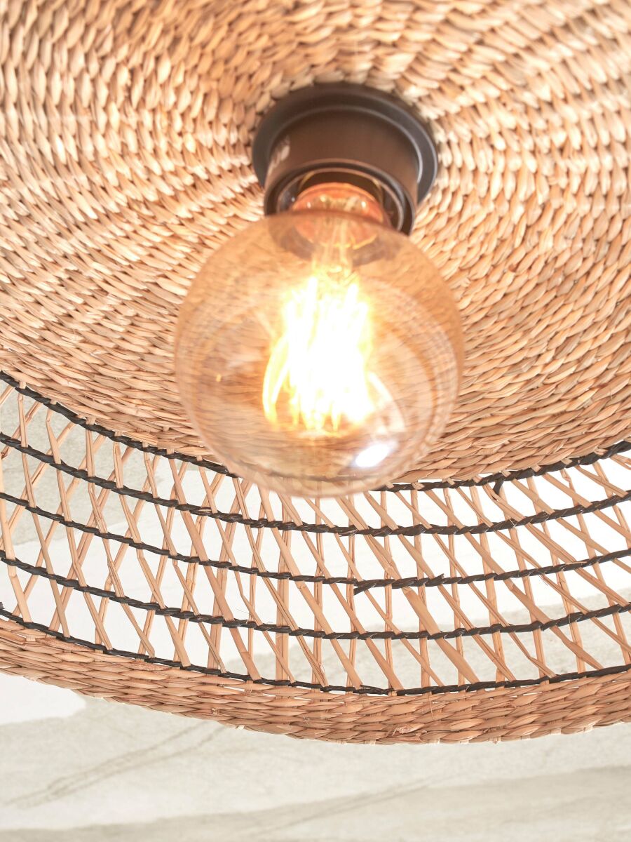 good&mojo-plafón-pantanal-negro-metalhierbamarina-ø45cm-e27-pantanal/c45/b-05