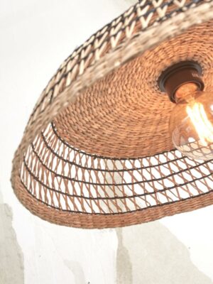 good&mojo-plafón-pantanal-negro-metalhierbamarina-ø45cm-e27-pantanal/c45/b-06