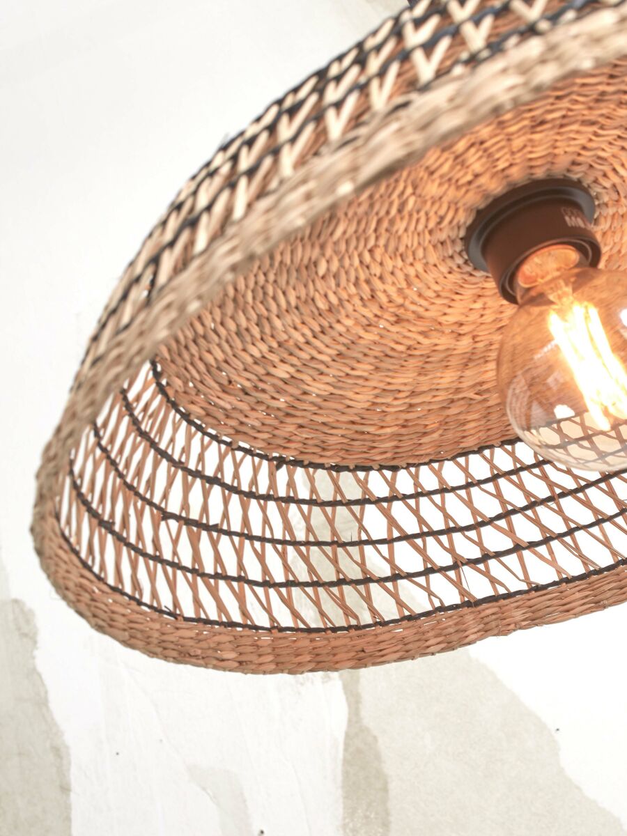 good&mojo-plafón-pantanal-negro-metalhierbamarina-ø45cm-e27-pantanal/c45/b-06