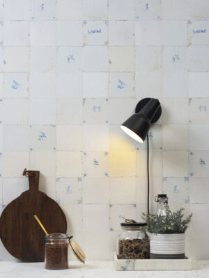 it'saboutromi-apliquedepared-valencia-negro-metal-lámparadecabecera-e14-valencia/w/b-06