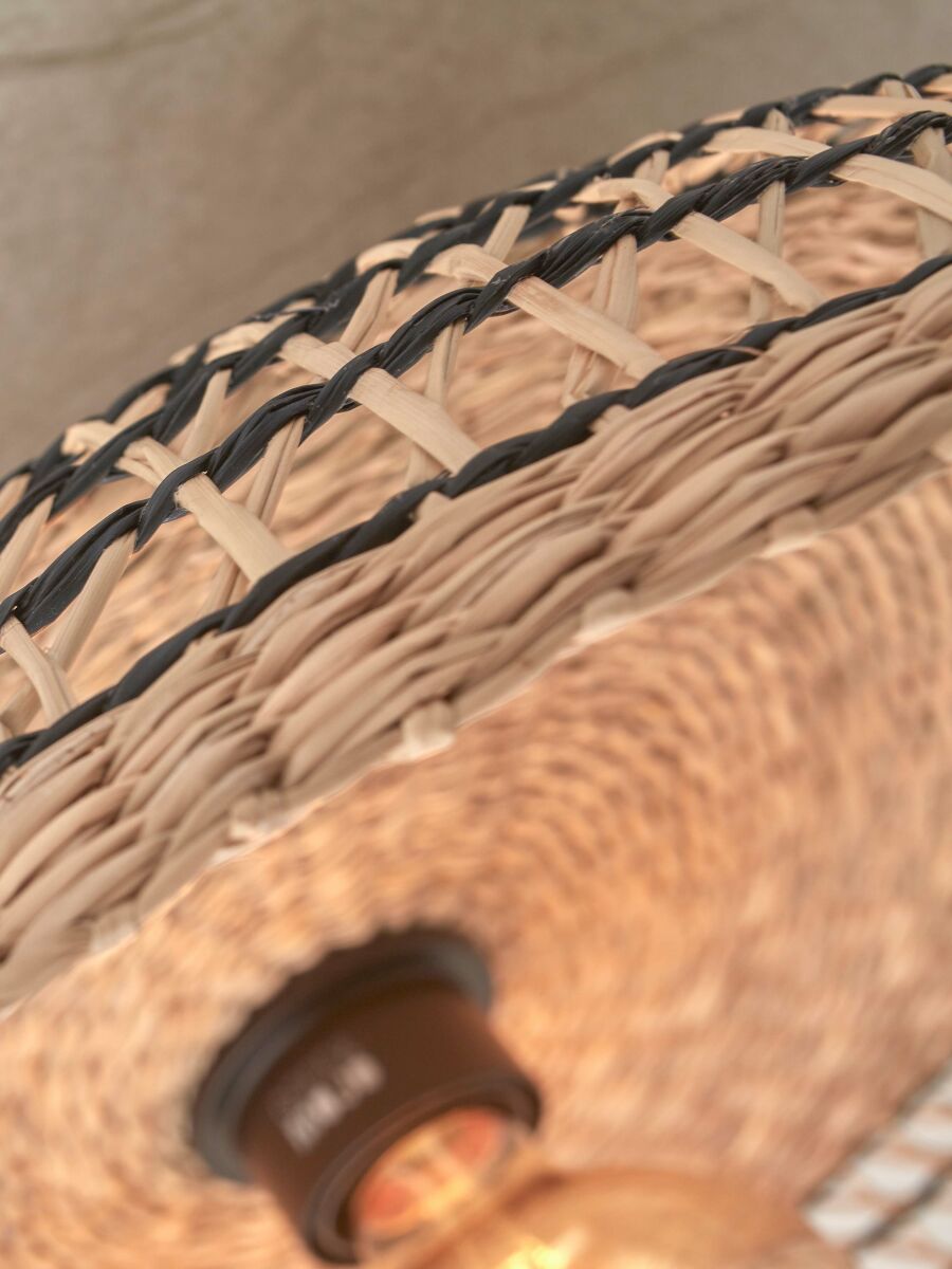 good&mojo-plafón-pantanal-negro-metalhierbamarina-ø45cm-e27-pantanal/c45/b-07