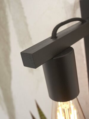 good&mojo-apliquedepared-flores-negro-bambú-e27-flores/w52/b-08