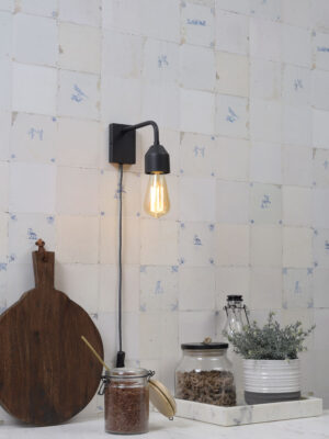 it'saboutromi-apliquedepared-madrid-negro-metal-lámparadecabecera-e27-madrid/w/b-09