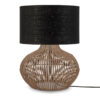 good&mojo-lámparademesa-kalahari-natural/negro-linorotan-ø32cm-e27-kalahari/t32/n/3220/b-1