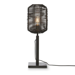 good&mojo-lámparademesa-tanami-negro-bambúrotan-ø18cm-e27-tanami/t25/b/25/b-1