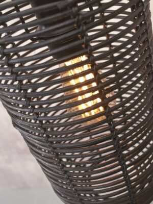 good&mojo-lámparacolgante-tanami-negro-metalrotan-ø18cm-e27-tanami/h35/b-12