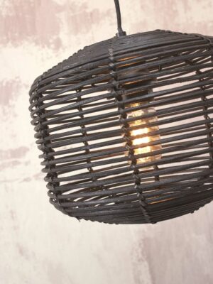 good&mojo-lámparacolgante-tanami-negro-metalrotan-ø25cm-e27-tanami/h/2520/b-13