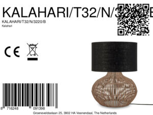 good&mojo-lámparademesa-kalahari-natural/negro-linorotan-ø32cm-e27-kalahari/t32/n/3220/b-8a