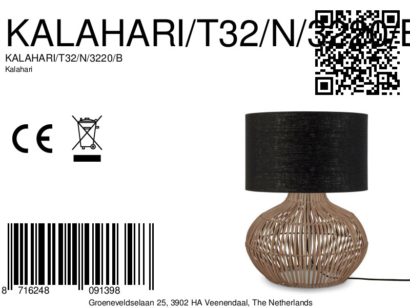 good&mojo-lámparademesa-kalahari-natural/negro-linorotan-ø32cm-e27-kalahari/t32/n/3220/b-8a