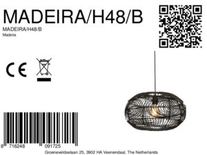 good&mojo-lámparacolgante-madeira-negro-metalrotan-ø48cm-e27-madeira/h48/b-8a