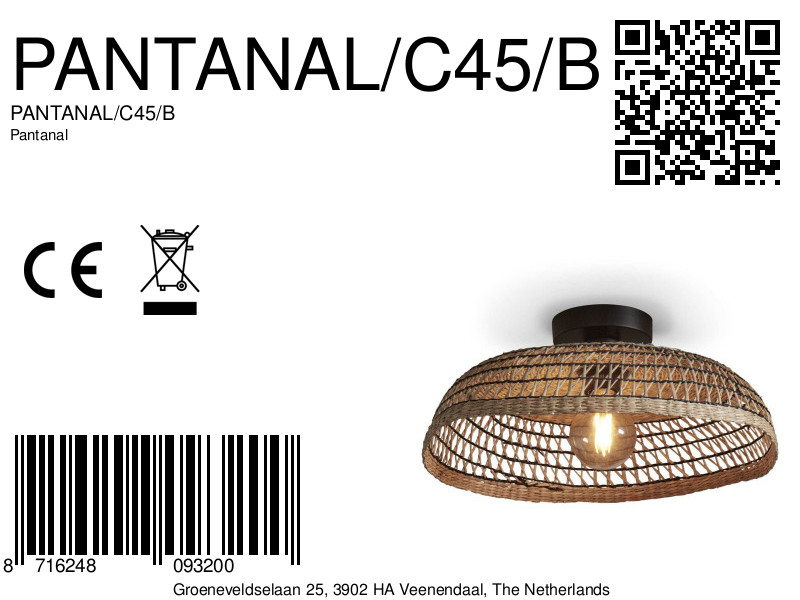 good&mojo-plafón-pantanal-negro-metalhierbamarina-ø45cm-e27-pantanal/c45/b-8a