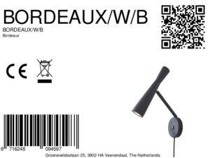 it'saboutromi-apliquedepared-bordeaux-negro-metal-ø6cm-gu10-bordeaux/w/b-8a