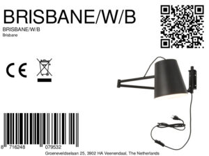 it'saboutromi-apliquedepared-brisbane-negro-metal-lámparadecabecera-e27-brisbane/w/b-8a