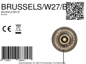 it'saboutromi-apliquedepared-brussels-negro-vidrio-ø27cm-e27-brussels/w27/b-8a