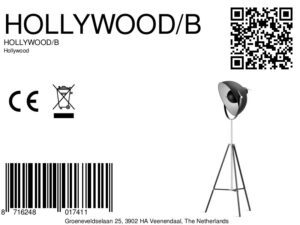 it'saboutromi-lámparadepie-hollywood-negro-metal-ø63cm-e27-hollywood/b-8a