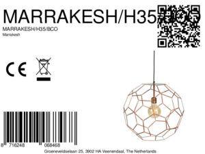 it'saboutromi-lámparacolgante-marrakesh-bronce-metal-ø34cm-e27-marrakesh/h35/bco-8a