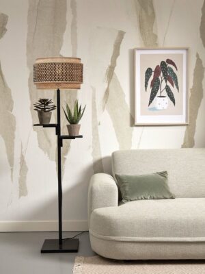 good&mojo-lámparadepie-bhutan-natural/negro-bambú-ø40cm-e27-bhutan/f/fl/b/4025/bn-02