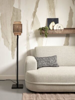 good&mojo-lámparadepie-bhutan-natural/negro-bambú-ø18cm-e27-bhutan/fs/fj/b/1825/bn-02