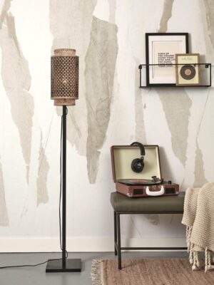 good&mojo-lámparadepie-bhutan-natural/negro-bambú-ø18cm-e27-bhutan/fs/fj/b/1835/bn-02