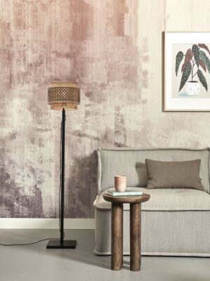 good&mojo-lámparadepie-bhutan-natural/negro-bambú-ø25cm-e27-bhutan/fs/fj/b/2520/bn-02