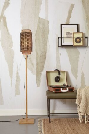 good&mojo-lámparadepie-bhutan-natural/negro-bambú-ø18cm-e27-bhutan/fs/fj/n/1835/bn-02