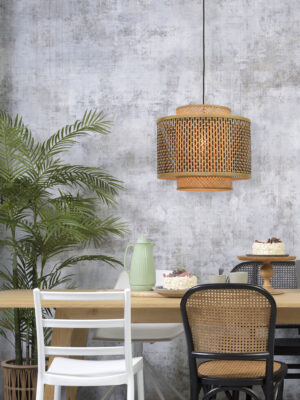 good&mojo-lámparacolgante-bhutan-natural/negro-bambú-ø40cm-e27-bhutan/h/4034/bn-02