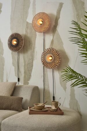 good&mojo-apliquedepared-kalimantan-natural/negro-bambúmetal-ø8cm-e27-kalimantan/w8/bn-03