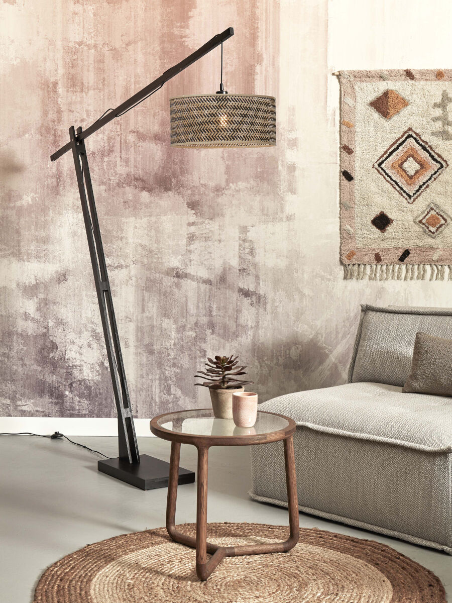 good&mojo-lámparadepie-java-natural/negro-bambú-ø50cm-e27-java/f/mb/b/5022/bn-03